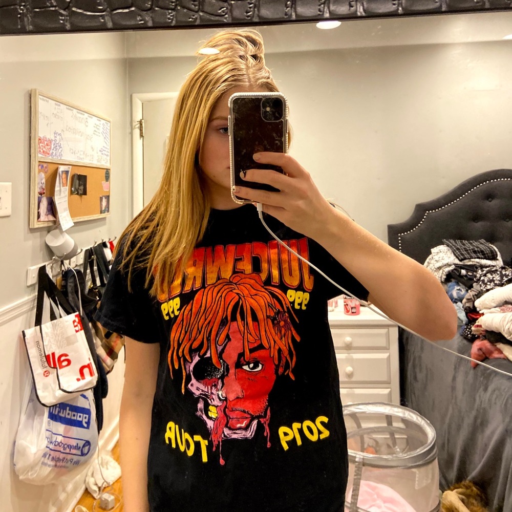 juice wrld authentic concert tee 2019